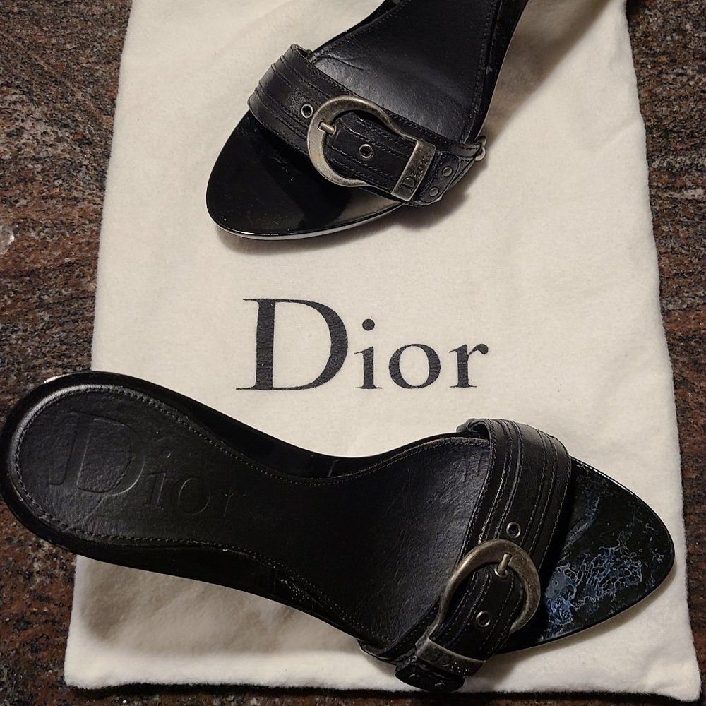 Christian Dior Womens Open Toe Heels